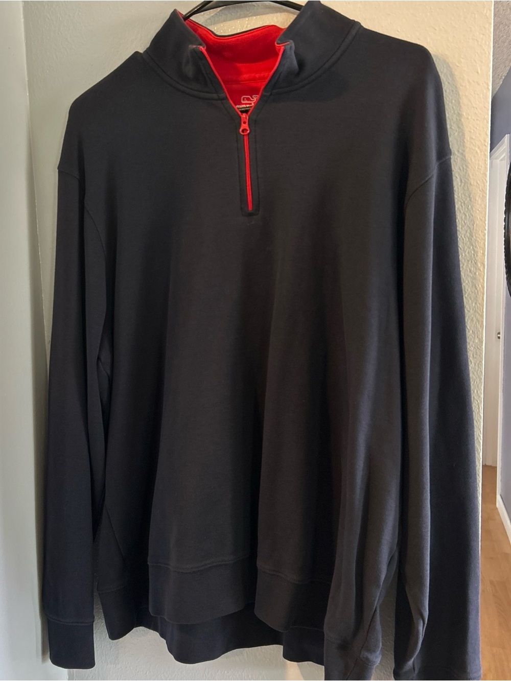 Vineyard Vines Long Sleeve Quarter Zip Mens XL Pullover Sweatshirt